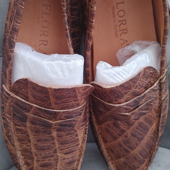 Men's Floral leather shoes - Picture 7 of 8